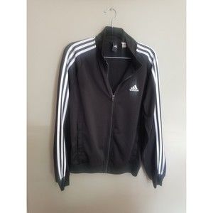 Men's adidas 3 stripe three stripe full zip track jacket S small